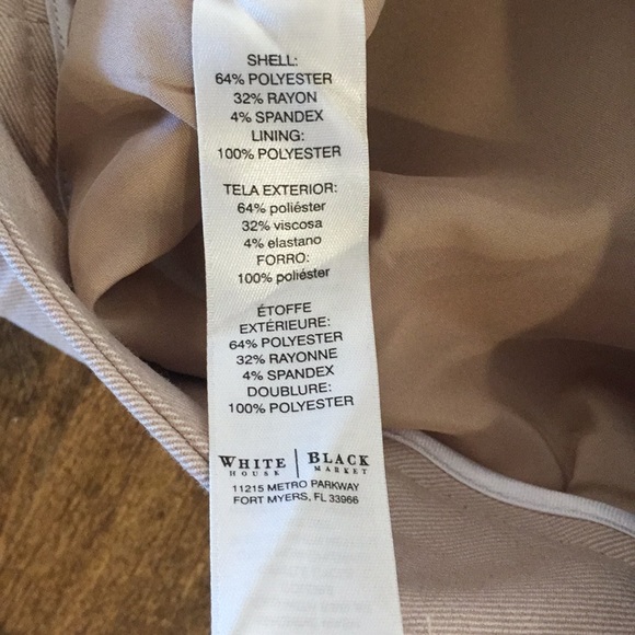 White House Black Market beige pants - Picture 6 of 6